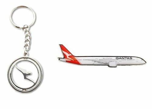 Set qantas round - of, silver