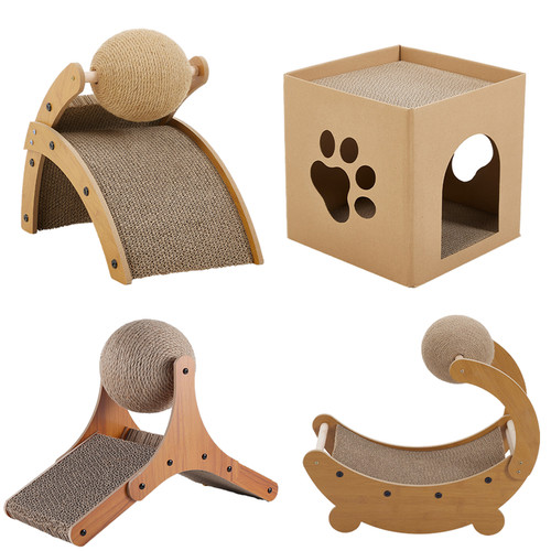 Cat tree scratching post tower - tree,