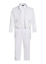 BOYS SLIM FORMAL WHITE TAIL