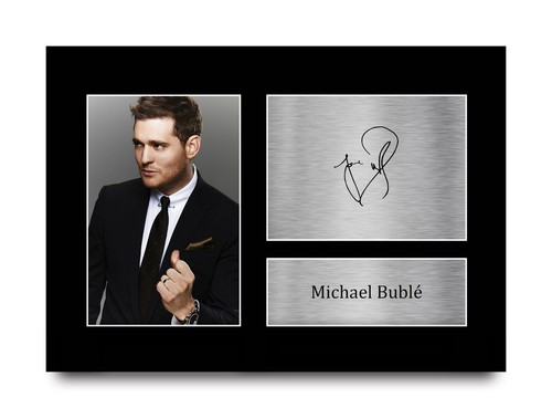 Michael buble signed pre - signed,