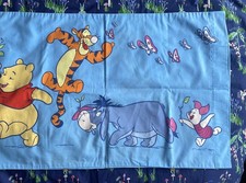 Winnie The Pooh Vintage Fabric Pillow Case Pillowcase RARE ORIGINAL