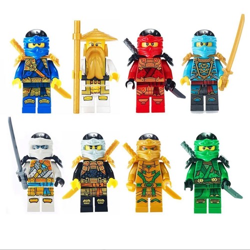 8pcs minifigure ninjago master - minifigure,