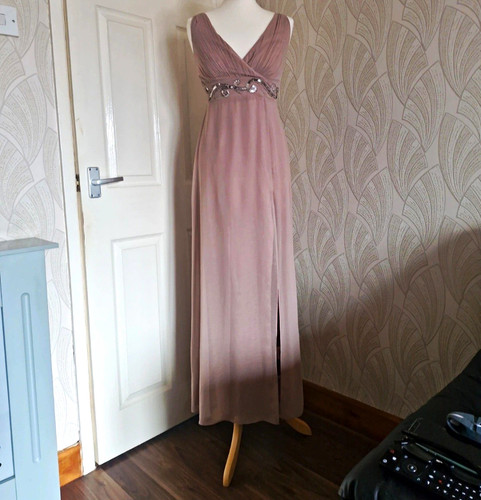 Lipsy london pink satin neck - lipsy, v-neck