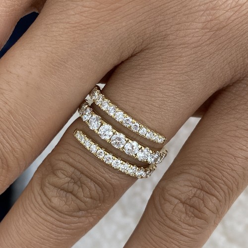6ct round band ring yellow - band,
