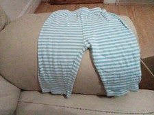 Baby Boy Pants Age 6-12 Months Light Blue And White Stripes.