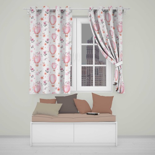 Blackout eyelet curtains soft - eyelet,