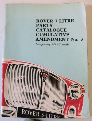 Rover litre inc mk iii - litre,