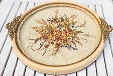 Vintage 1951 Dried Flower Wall