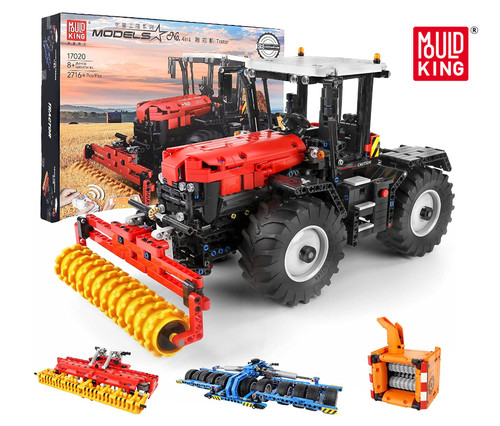 Mould king 17020 4in tractor - king, 1