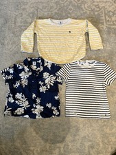 Boys Job Lot X3 Petit Bateau Shits Clothing