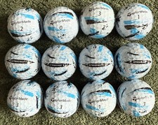 12 Taylormade Speedsoft Blue Ink Pearl A Grade Golf Balls