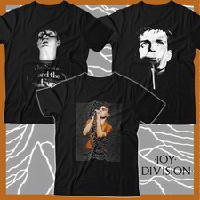 Ian Curtis Tshirt Joy Division Black Unisex Shirt Post Punk Rock Retro