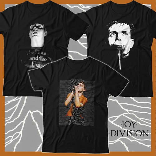 Ian curtis tshirt joy division - ian,