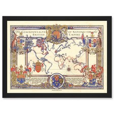 Map Webb 1937 British Empire