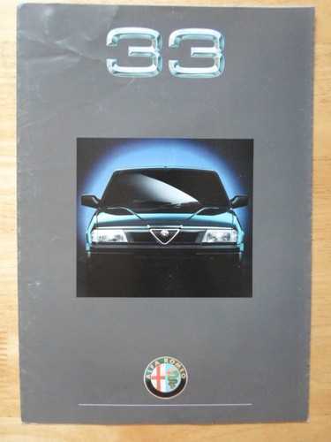 Alfa romeo saloons orig - romeo, 33