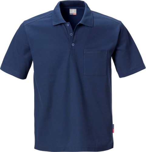 Fristads navy polo short - fristads,