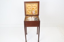 Vintage Wooden Sewing Box on