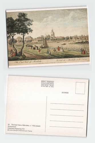 Vintage postcard mortlake - vintage,