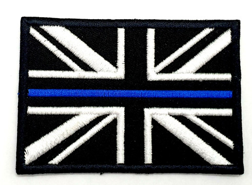 Embroidered thin blue line - embroidered,