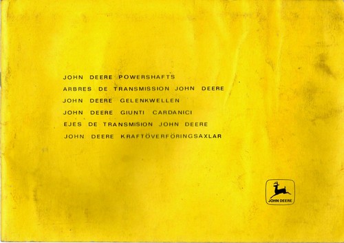 John deere powershafts parts - deere,