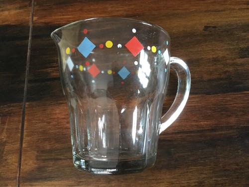 1950s pressed glass diamond - pressed,