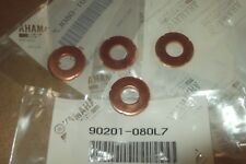 YAMAHA XT600 XJ600 TT600 XV250 GENUINE CYLINDER HEAD BOLT WASHERS  # 90201-080L7