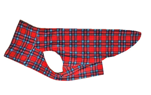 Tartan fleece dog - tartan, jumper