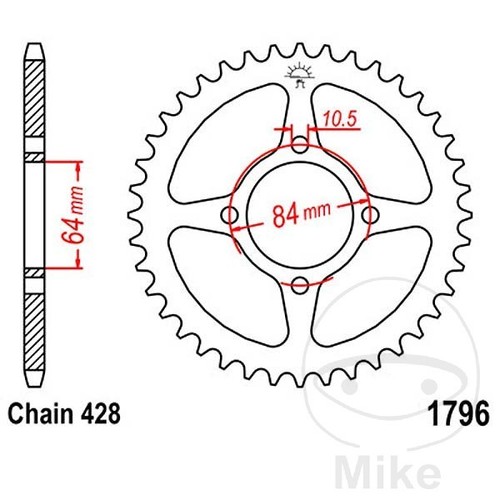 Sprocket for suzuki 125 - for,