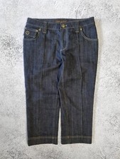 Vintage Louis Vuitton Denim Capri Pants, Size 36