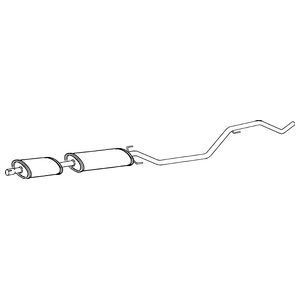 Klarius centre pipe silencer - klarius, &