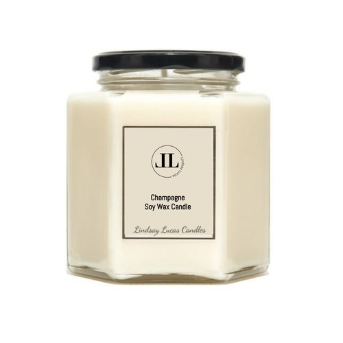 Champagne scented candles soy - candles,,