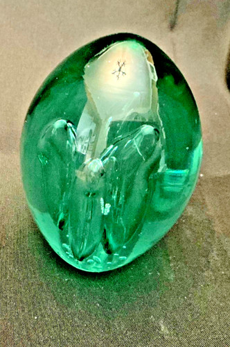 Green glass dump - green,