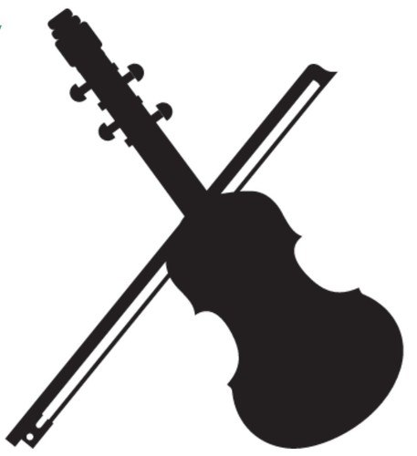 Violin vinyl decal - vinyl, sticker