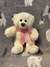 Tesco Small Cream Teddy Bear