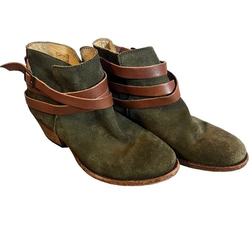 Hudson green suede - h, by