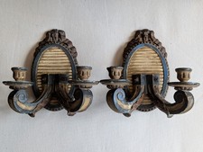 Pair Of 19th Century Antique French Sconces/Candle Holders. Vintage/Candelabra 