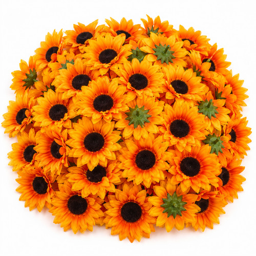 100 artificial sunflower - artificial,