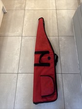 Red Padded Canvas Gun Slip Bag