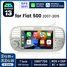 For Fiat 500 2007-2015 Android 14 Car Stereo Radio GPS Navi WIFI FM Head Unit