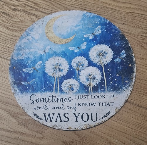 Garden metal tin - tin, plaque