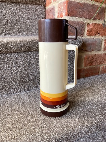 Vintage retro camping flask - vintage,