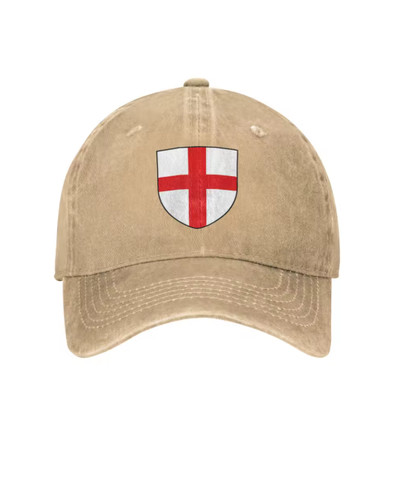 England flag denim baseball - denim,