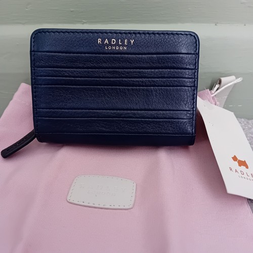 Radley leather bifold navy - radley,