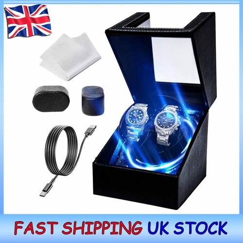 Slot black watch winder - pu,