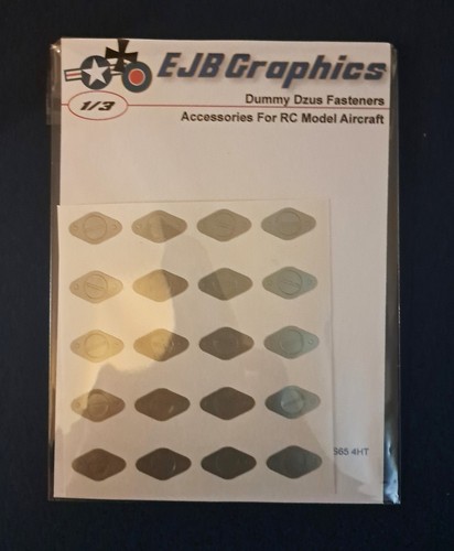 Scale dummy dzus fasteners - scale,