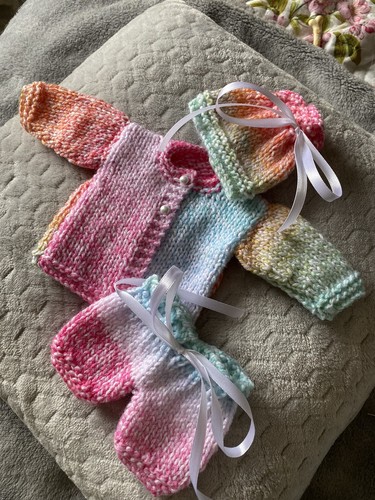 Hand knitted dolls - hand,