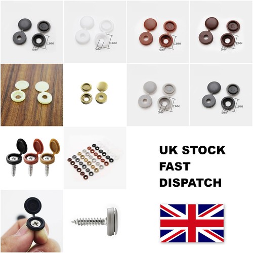 Plastic hinged screw - plastic, cover