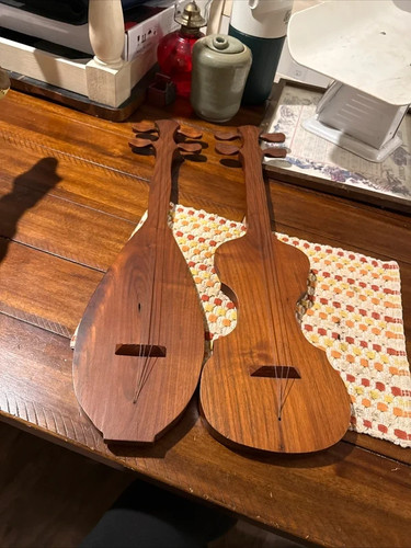 Wooden handmade instruments