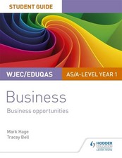 WJEC/Eduqas AS/A-level Year 1 business. Student guide 1 Business opportunities