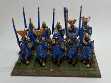 Warhammer Empire Knights Panther Metal Unit Of Ten With Standard Bearer OOP